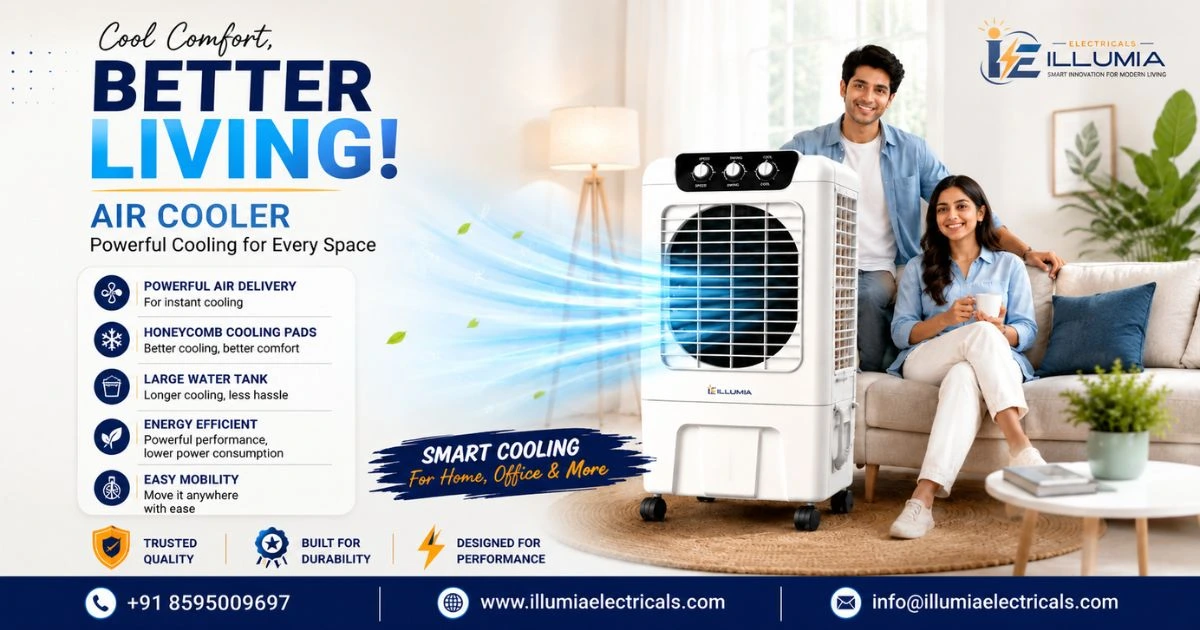 Best Air Cooler for Home and Office Illumiael Ectricals Best Air Cooler for Home and Office Illumiael Ectricals
