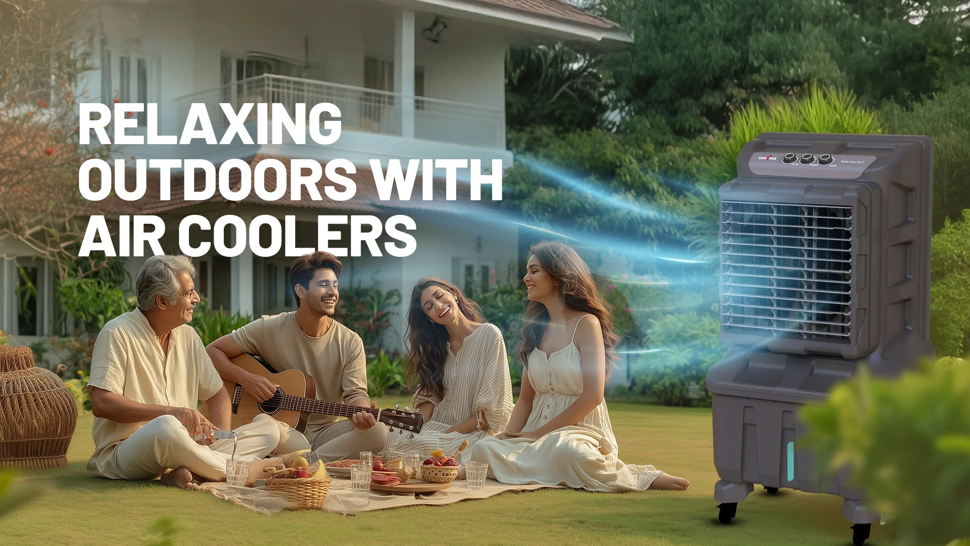 Creating a Relaxing Outdoor Space with Air Coolers